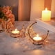 thumbnail image 2 of Portavelas de Luna Advancent Decoración de Metal Dorado, 2 of 6