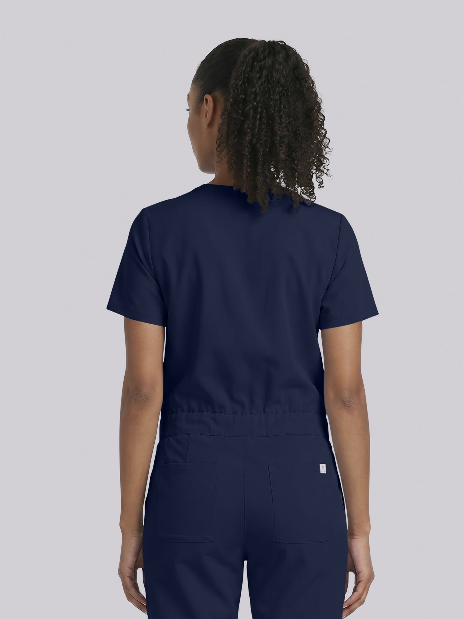 Scrubstar Ultimate Women’s Antimicrobial Drawstring Straight Leg Scrub Jumpsuit, Sizes XS–2XL