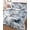 Multicolor, variant on Full Size Quilt Bedding Set, Blue Grey Reversible Summer Quilt 3 Pieces, Modern Watercolor Ink Painting Art Abstract Lightweight Bedspreads Coverlets with 2 Pillow Shams for All Seasons