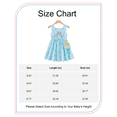 thumbnail image 2 of Little Girls Clothes Little Girls Polka Dots Dress 5T Girls Summer Dress 6Y Girls Sundress Sleeveless Dress with Cute Bag Blue, 2 of 8