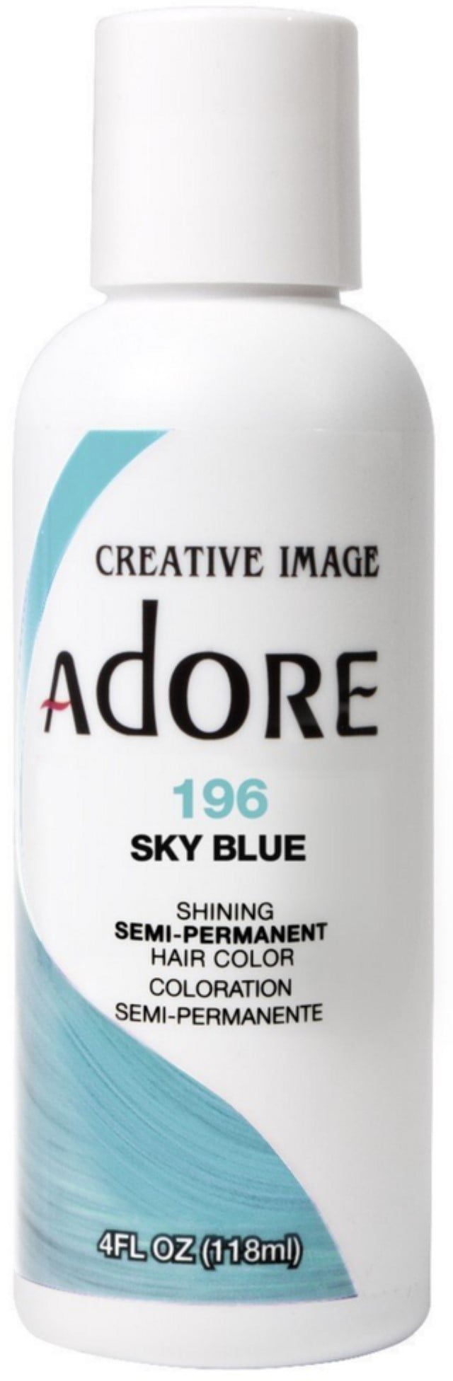 Creative Images Systems Adore Semi-Permanent Haircolor, [196] Sky Blue 4 oz  (Pack of 2) - Walmart.com