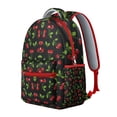 thumbnail image 2 of Cherry Print School Backpack for Women, Large Laptop Bookbag for College, Durable Work Backpack with Laptop Sleeve, Spacious Daypack for Commute Travel Gift, 2 of 6