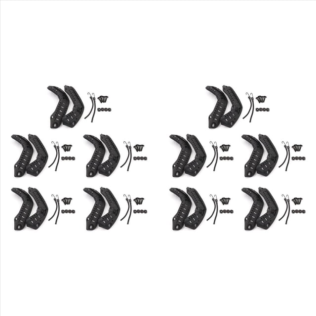 20X para Accesorios de Riel de Casco FAST DIY Multifuncional para Equipo de Protección Accesorios de Riel de Casco Portátil Arc, C1