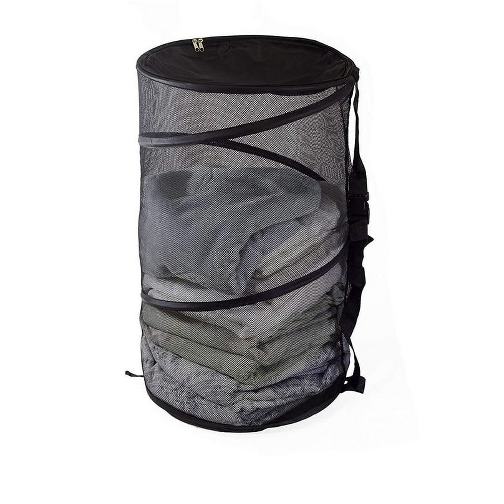 Maypes Collapsible Wire Mesh Laundry Hamper Portable, Durable PopUp