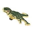 thumbnail image 2 of PinMart's Green T-Rex Tyrannosaurus Rex Dinosaur Enamel Lapel Pin, 2 of 3