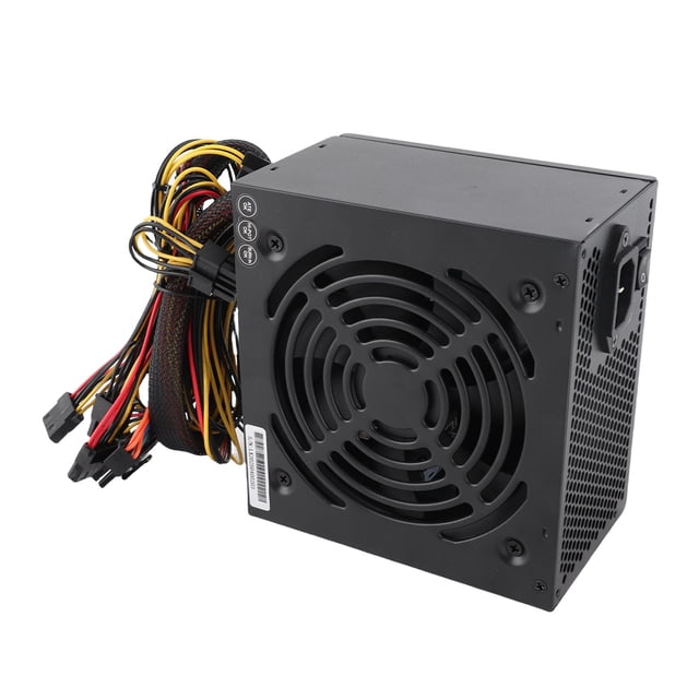 Fuente De Alimentación Para PC De 350 W, Fuente De Alimentación De Escritorio De Bajo Consumo De Energía Con Conector De Marca Clara Y Diseño De Anillo Magnético Doble, Para