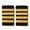 four bars-gold, variant on 2pack Versatiles Embroidery Badge Unique Epaulet Decorative Clothing Epaulettes for Sewing Projects