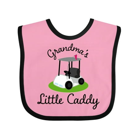 

Inktastic Grandma s Little Caddy Golf Gift Baby Boy or Baby Girl Bib