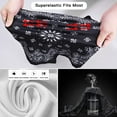 thumbnail image 4 of Neck Gaiter Headwear Bandana Breathable Face Scarf w/Ear Loops,2pack,Floral B, 4 of 7
