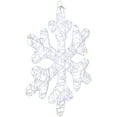 thumbnail image 5 of Northlight LED Lighted Twinkle Snowflake Outdoor Christmas Decoration - 23.5" - Cool White, 5 of 9