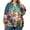 Blue, variant on Cartoon Print T Shirt Women Party Long Sleeve Loose Plus Size Tops Christmas costumes women Festival Casual O-Neck Tee Shirt