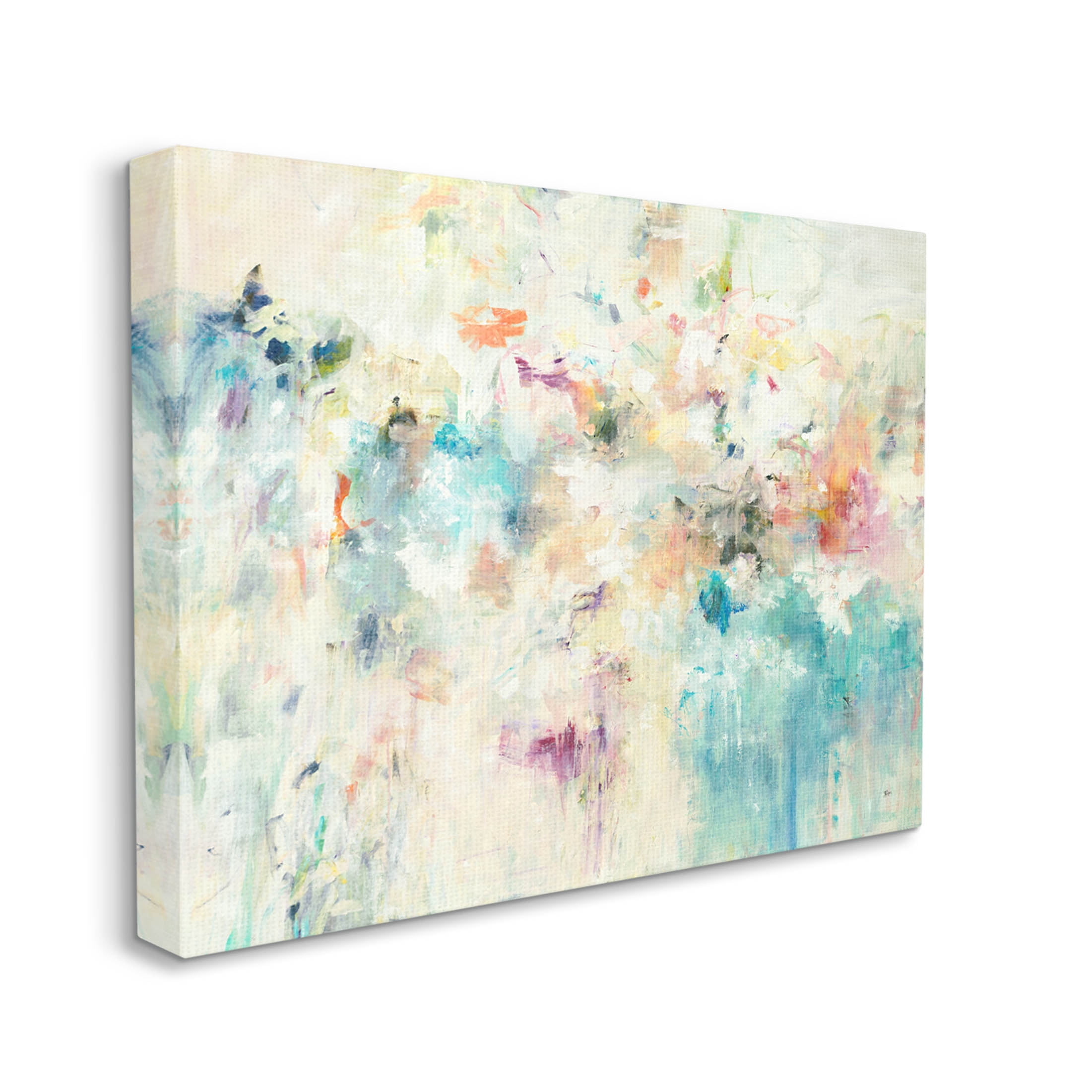 Stupell Industries Contemporary Abstract Composition Painting Gallery Wrapped Canvas Print Wall Art, Design by Lisa Ridgers