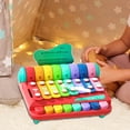 thumbnail image 1 of Xilófono 2 En 1 Para Niños, Instrumento Musical Interactivo Para Niños, Regalos Para Bebés 8 llaves, 1 of 9