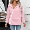 thumbnail image 2 of Sentmoon Light Weight Jacket Windproof Hooded Neck Lightweight Jacket Lined Long Sleeve with Zipper Rain Coat with Pockets for Cycling Running Commuting, 2 of 9