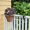thumbnail image 3 of ACHLA Designs SFR-08C-2 8 in. Clamp-on Flower Pot Ring, Black - Pack of 2, 3 of 3