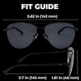 thumbnail image 4 of grinderPUNCH Polarized Aviator Sunglasses Men Women Retro Vintage Pilot Sun Glasses UV400 Protection - Pink, 4 of 8