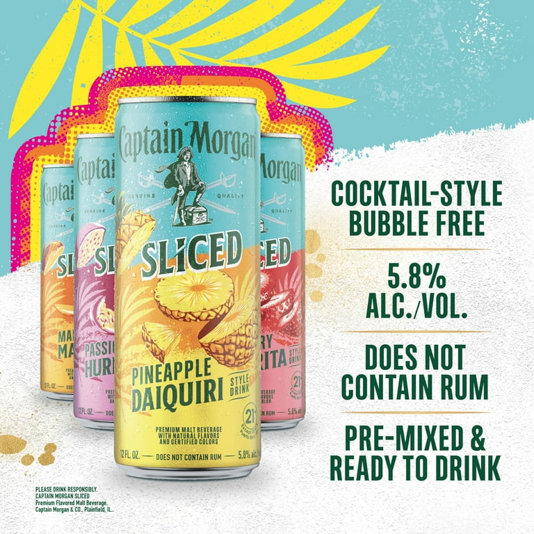Captain Morgan Sliced Variety Pack, 12pk 12oz, 5.8% ABV