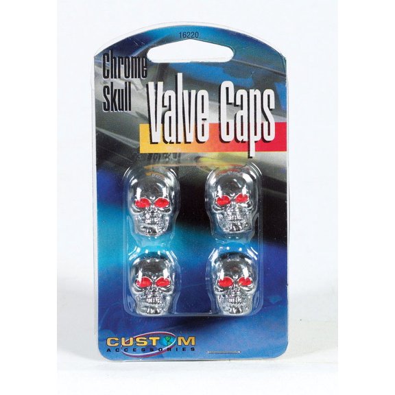 CAPS VALVE SKULL CHR CD4 (Pack of 1)