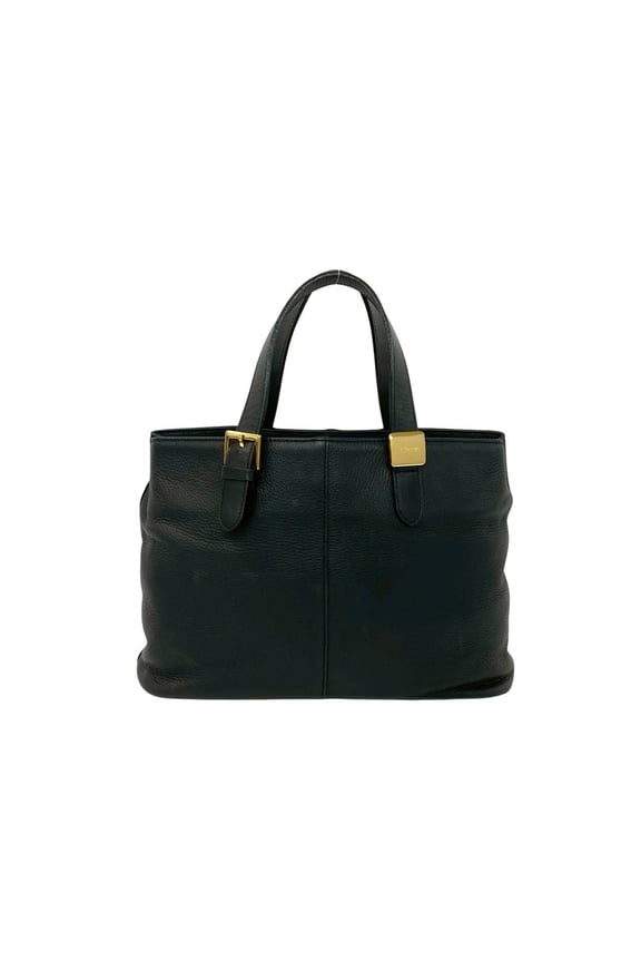 Pre-Owned Burberrys Vintage Logo Hardware Nova Check Pattern Leather Handbag Mini Tote Bag...