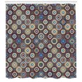 thumbnail image 3 of Ambesonne Geometric Shower Curtain, Abstract Big Dots, 69"Wx84"L, Multicolor, 3 of 3