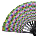 thumbnail image 4 of Abanico plegable Rave con efectos fluorescentes, abanico chino de Kung Fu Tai, para teatro Estilo C, 4 of 9