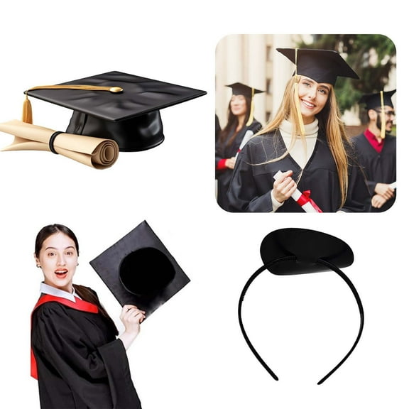 Ediodpoh Graduation Cap Holder Cap Holder Hat Holder for Secure and Comfortable Wear During Events Black