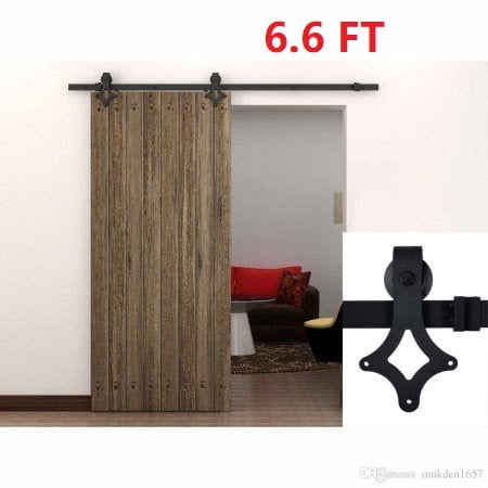 Sliding Door Track 6.6FT Sliding Door Hardware Antique Sliding Wood Sliding Door Track 6.6FT Sliding Door Hardware Antique Sliding Wood Barn Door Hardware Kit Home - Sliding Door Track 6.6FT Sliding Door Hardware Antique Sliding Wood