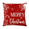 thumbnail image 3 of Xuniizn Christmas Pillow Covers 18x18" - Holiday Decorative Throw Pillow Cases for Couch, Sofa, Bed Seasonal Christmas Decorations for Home, 3 of 7