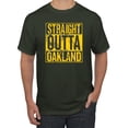 thumbnail image 1 of Straight Outta Oakland Oak Fan | Fantasy Baseball Fans | Mens Sports Graphic T-Shirt, Forest Green, Medium, 1 of 4