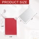 thumbnail image 2 of Espejo de bolsillo Uxcell de acero inoxidable irrompible, espejo compacto de maquillaje con funda de cuero PU (Rojo, 2.5 x 3.66"), 2 of 7