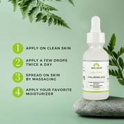 Skin Deva 100% Pure Hyaluronic Acid Facial Serum, Deep Hydration & Anti-Aging Skincare for All Skin Types, Day and Night Use, 1 fl oz