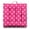 Classic Polka Dot, variant on Floral Hawaiian Pillow – 22x22 Inch Square Meditation Cushion, Dutch Velvet, Bright Island Blooms (Cheerful & Fresh)