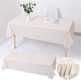 thumbnail image 1 of LXYFH Table Cloth Under $5 Premium Disposable Plastic Tablecloth (54"x 108") ， Rectangle Table Cover For Wedding Banquet, 1 of 8