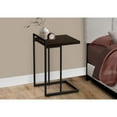 thumbnail image 4 of Accent Table C-shaped End Side Snack Living Room Bedroom Metal Brown, 4 of 11