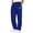 Blue, variant on Npasoilc Straight Sweatpants for Men Solid Color Leather Label Casual Sport Trousers,Khaki