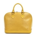 thumbnail image 1 of Pre-Owned Louis Vuitton Yellow Alma PM Handbag Epi, 1 of 8