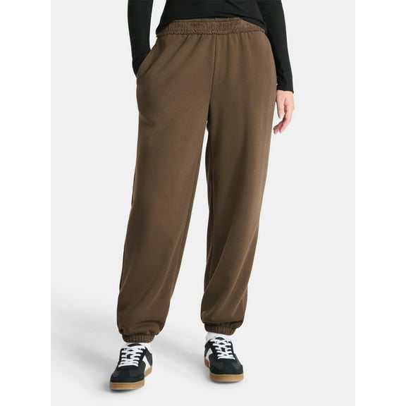 No Boundaries Teddy Lined Jogger, Women's