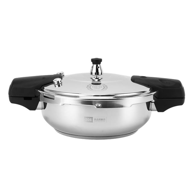 Stainless Steel Pressure Cooker, 80KPA Rapid Heat Conduction, Multifunctional Design for Electric Gas Stoves, Valve