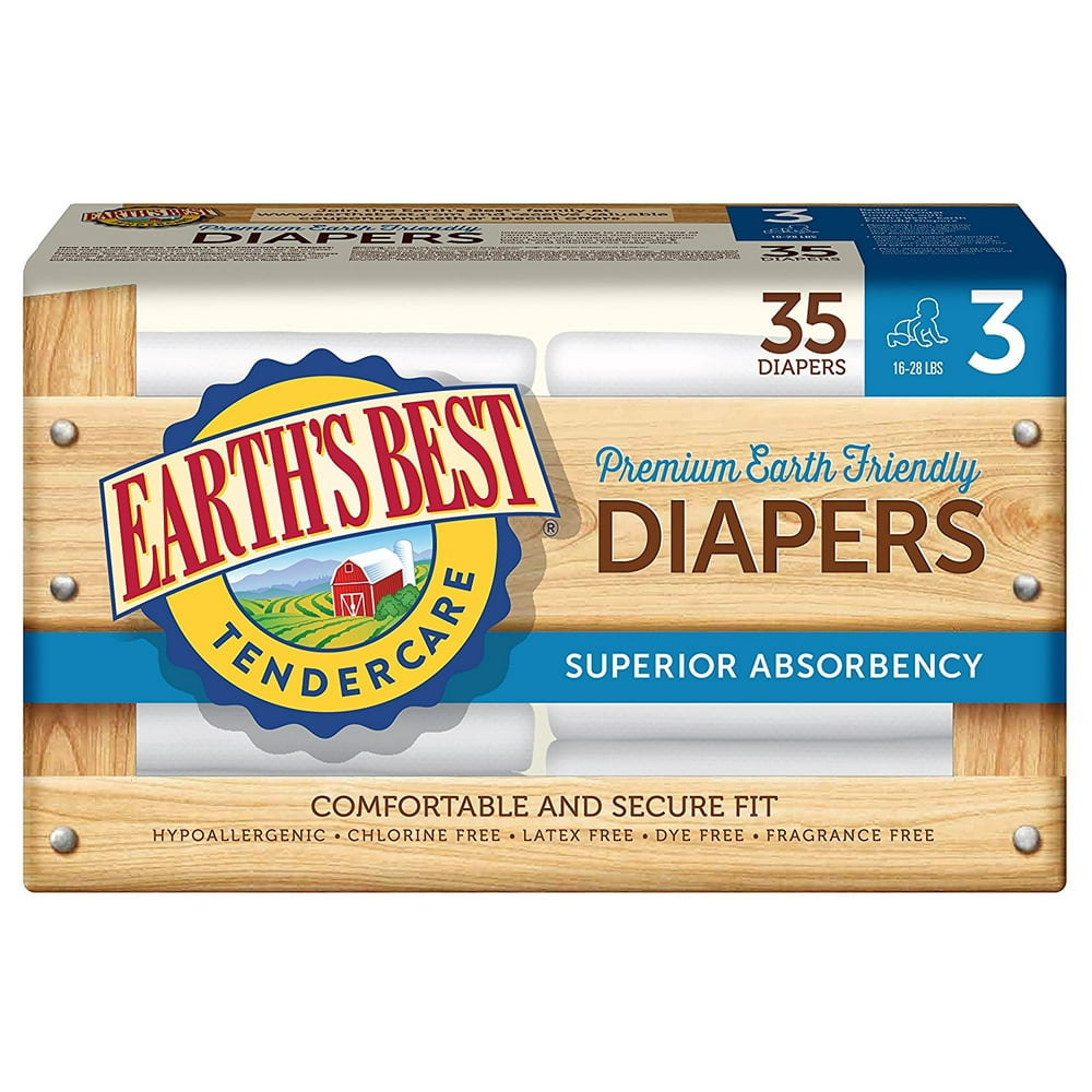 Earth's Best TenderCare Diapers Size 4 30 CT