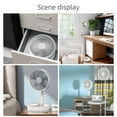 thumbnail image 4 of 9-inch Portable Pedestal Fan 10800mAh Battery Type-C Rechargeable Oscillating Standing, 4 of 8