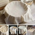 thumbnail image 6 of 1 Pcs Square Cheesecloth for Straining,Reusable Cheese Cloths Unbleached Cotton Fabric Strainer for Straining,Cooking,Baking,Steaming 40X40CM, 6 of 8