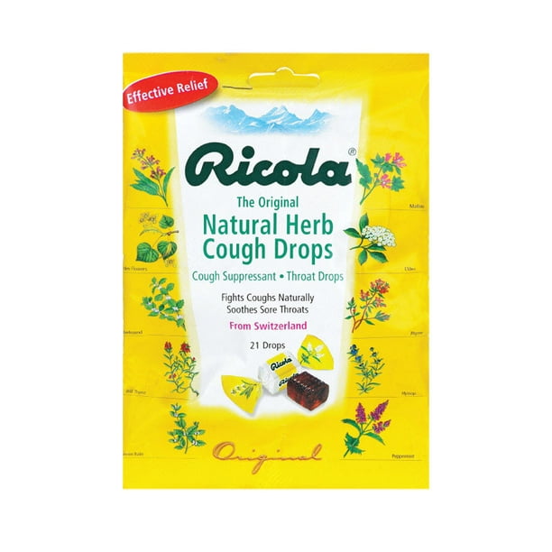 Ricola Natural Herb Cough Drops Original 21 Each (Pack of 3) Walmart