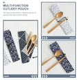 thumbnail image 5 of yuehuaidai 3pcs Portable Japanese Style Tableware Bags Travel Chopsticks Pouches Cutlery Holder, 5 of 8