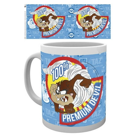 Takes Mug - Looney Tunes - Ceramic Coffee Mug / Cup (Taz / 100% Premium Devil)