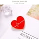 thumbnail image 5 of Broches para mujer, broche de corazón esmaltado, insignia de enfermera, broche de solapa, broche de dibujos animados, 5 of 5