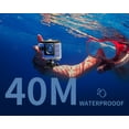thumbnail image 3 of Sport Camera 4K Action Cam 60FPS 24MP 40M Underwater Cam Waterproof EIS Stabilization 170° Wide Angle Helmet Multiple Accessories New 4k, 3 of 9
