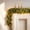 4 FT, variant on Norfolk Artificial Green Christmas Rattan Garland With Lights, 4 FT Soft PVC Hanging Decoration for Door, Window, Indoor and Outdoor Holiday Décor