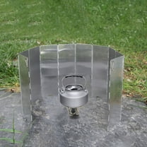 STOBOK Camping Windshield Foldable Lightweight Aluminum for Outdoor Use