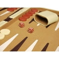 thumbnail image 6 of Middleton Games Deluxe Backgammon Set - Camel - 15"x10", 6 of 6