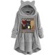 thumbnail image 1 of Sudadera con capucha y chaqueta de felpa esponjosa para mujer, abrigo de talla grande, sudadera de manga larga con estampado de gato en color negro y café, sudadera con capucha y forro, 1 of 3